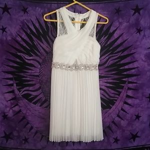 White formal dress